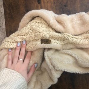 Ugg Cream Colored Scarf
